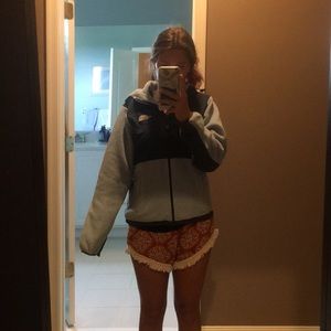 LIGHT BLUE NORTH FACE JACKET